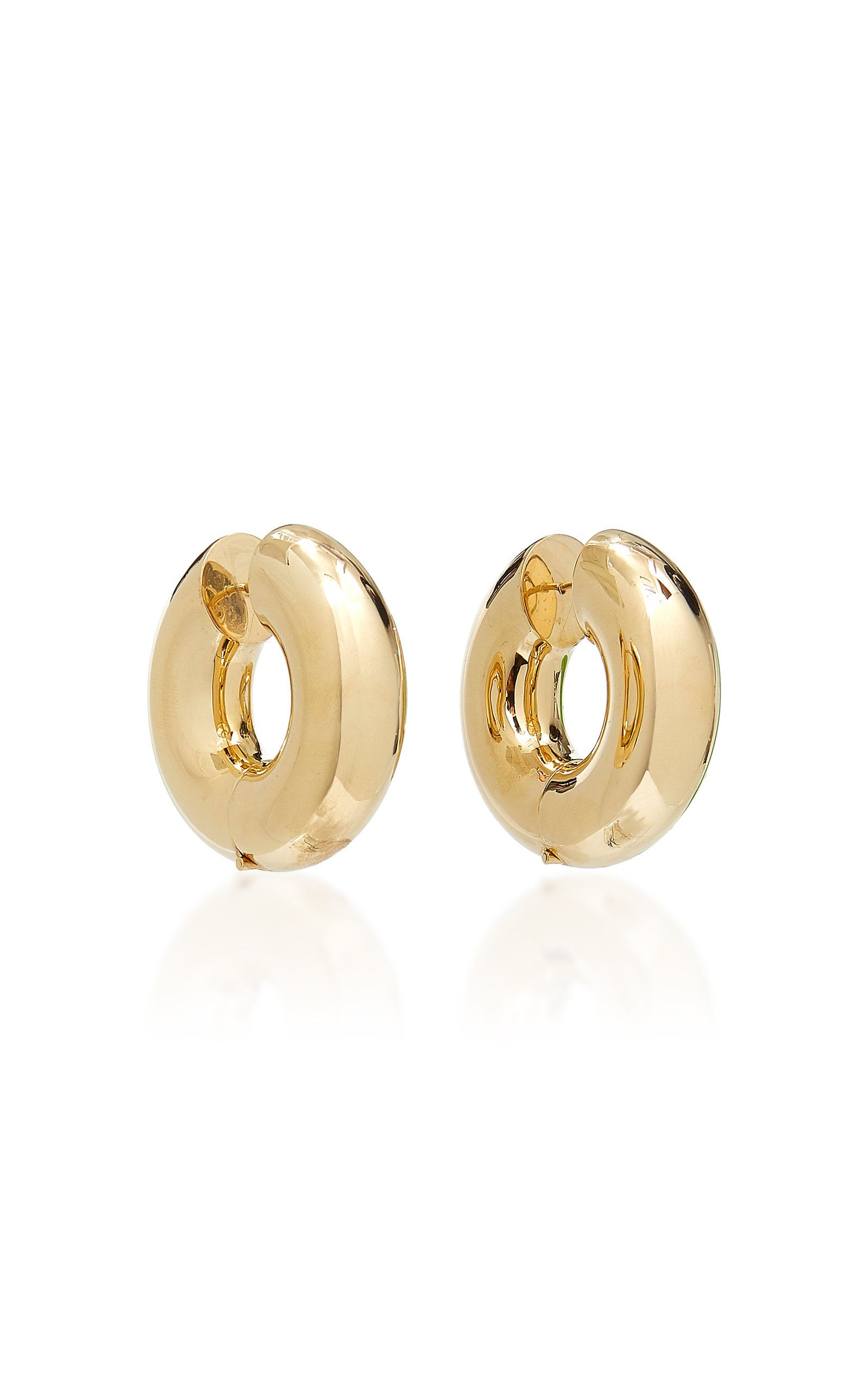 Uncommon Matters - Women's Strato Chunky Brass Hoop Earrings - Gold - Moda Operandi - Gifts For Her | Moda Operandi (Global)