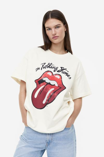 Oversized Printed T-shirt | H&M (US + CA)