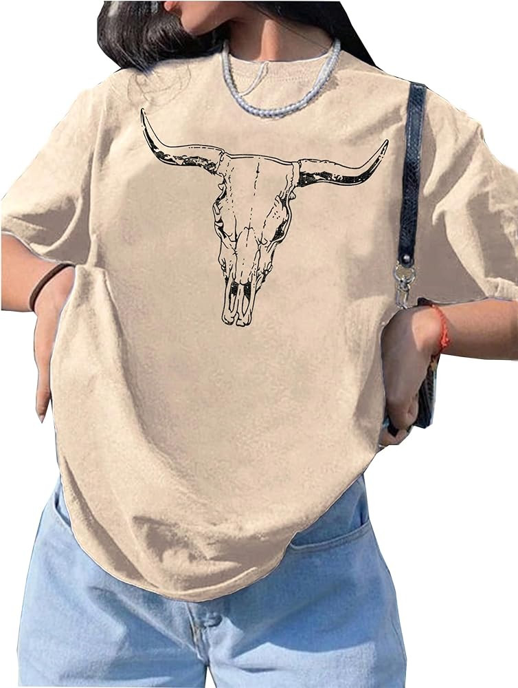 LLHXRUI Women's Country Concert Graphic Tees Tshirt/Short Sleeve Nashville Shirt/Casual Loose Hol... | Amazon (US)