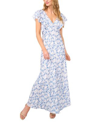 Short Sleeve V Neck Slip Dress | Bloomingdale's (US)