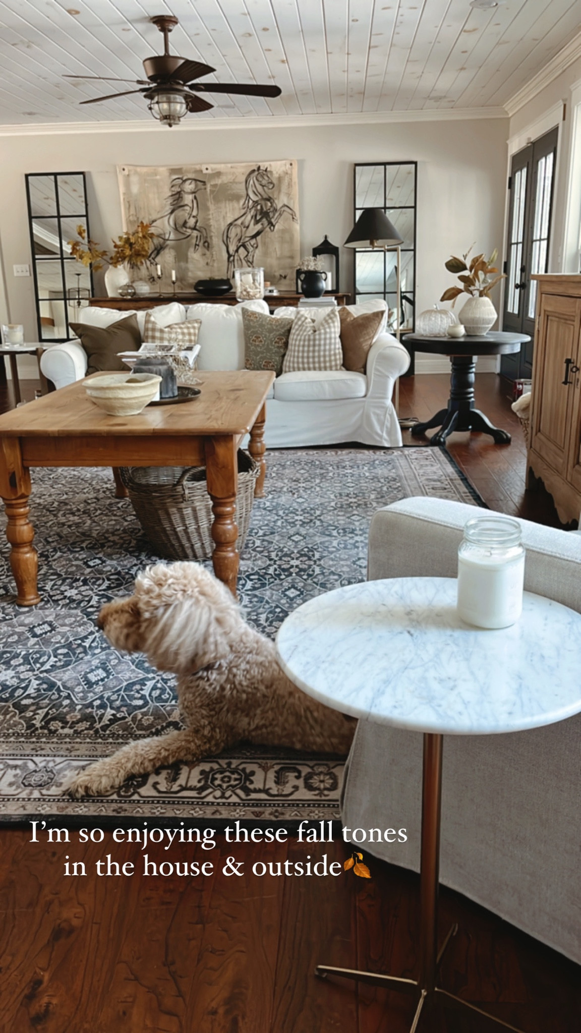 Fall Living Inspo! The most affordable way to style your home for fall making subtle switches with your pillow covers and stems in your vases to bring in some fall tones! Linking everything below! 

#LTKsalealert #LTKhome #LTKSeasonal