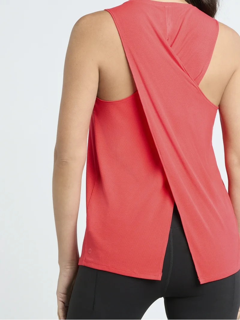 Avia Women's and Women's Plus Lightweight Wrap Back Tank, Sizes XS-4X | Walmart (US)