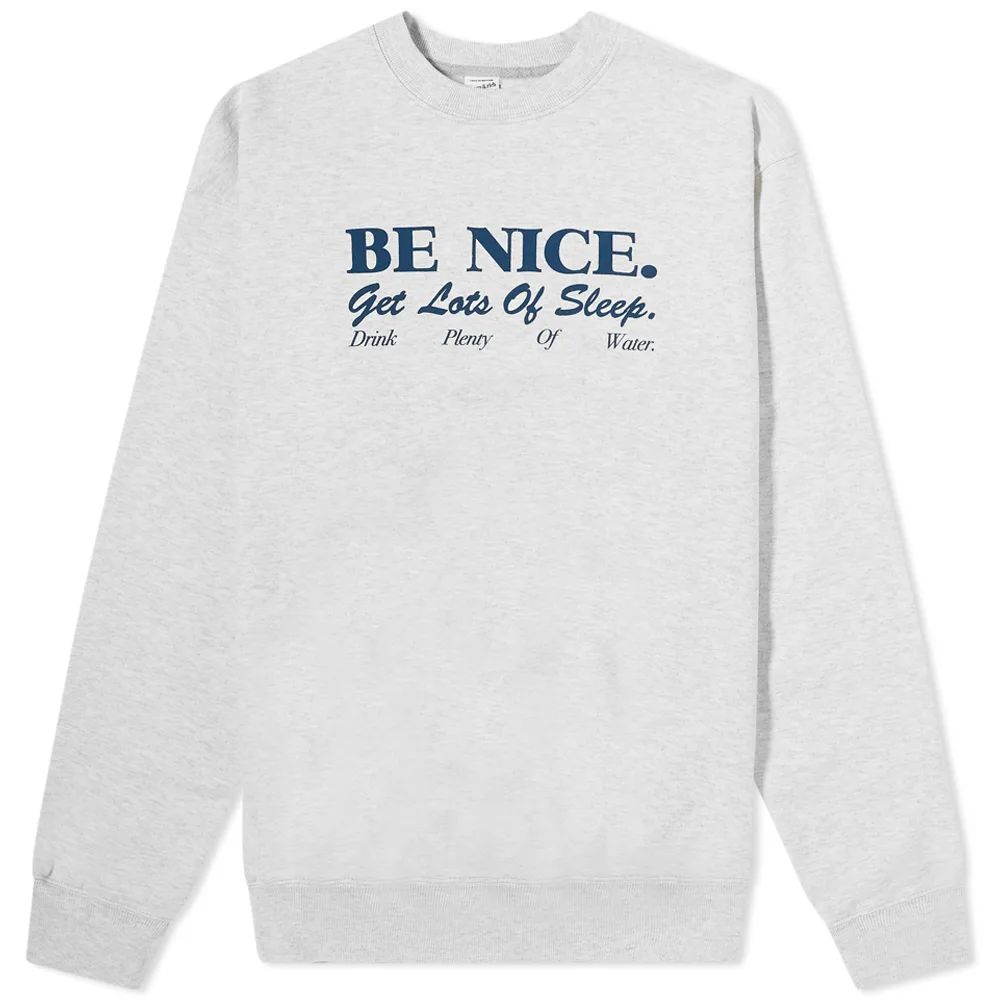 Sporty & Rich Be Nice Crew Sweat | End Clothing (US & RoW)