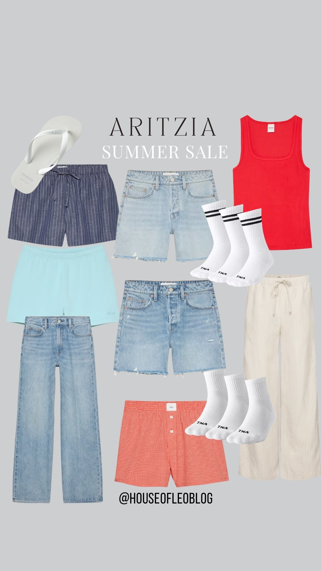 Aritzia sale. Denim shorts, ankle socks.

#LTKSaleAlert