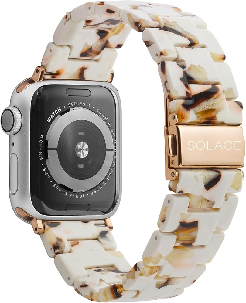 Solace Bands Lightweight Perma Watch Band - Universal Fit for Apple Watch Bands for Women & Men, ... | Amazon (US)