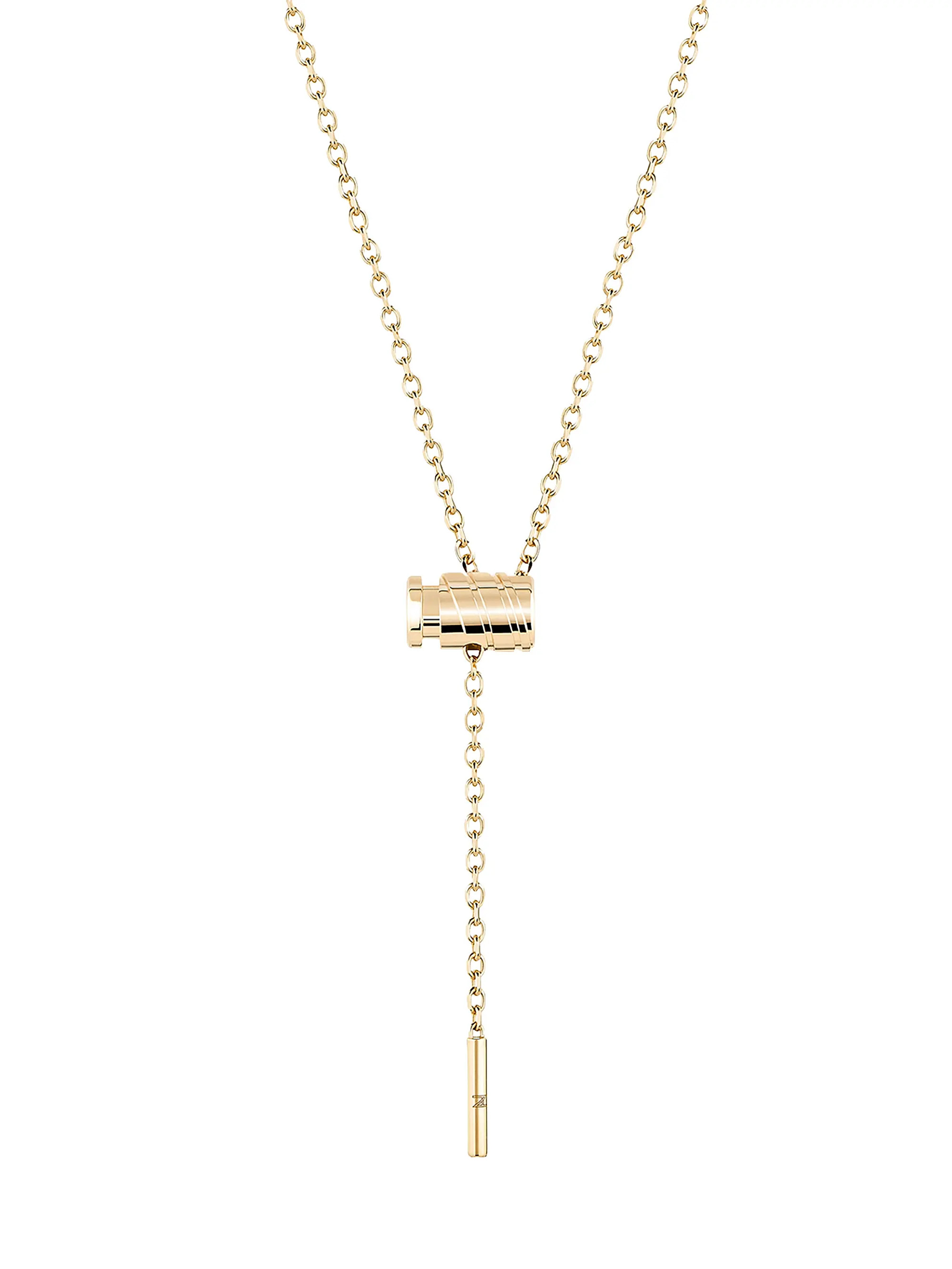 Nouvel Heritage Latch Mini 18K Yellow Gold Necklace | Saks Fifth Avenue | Saks Fifth Avenue