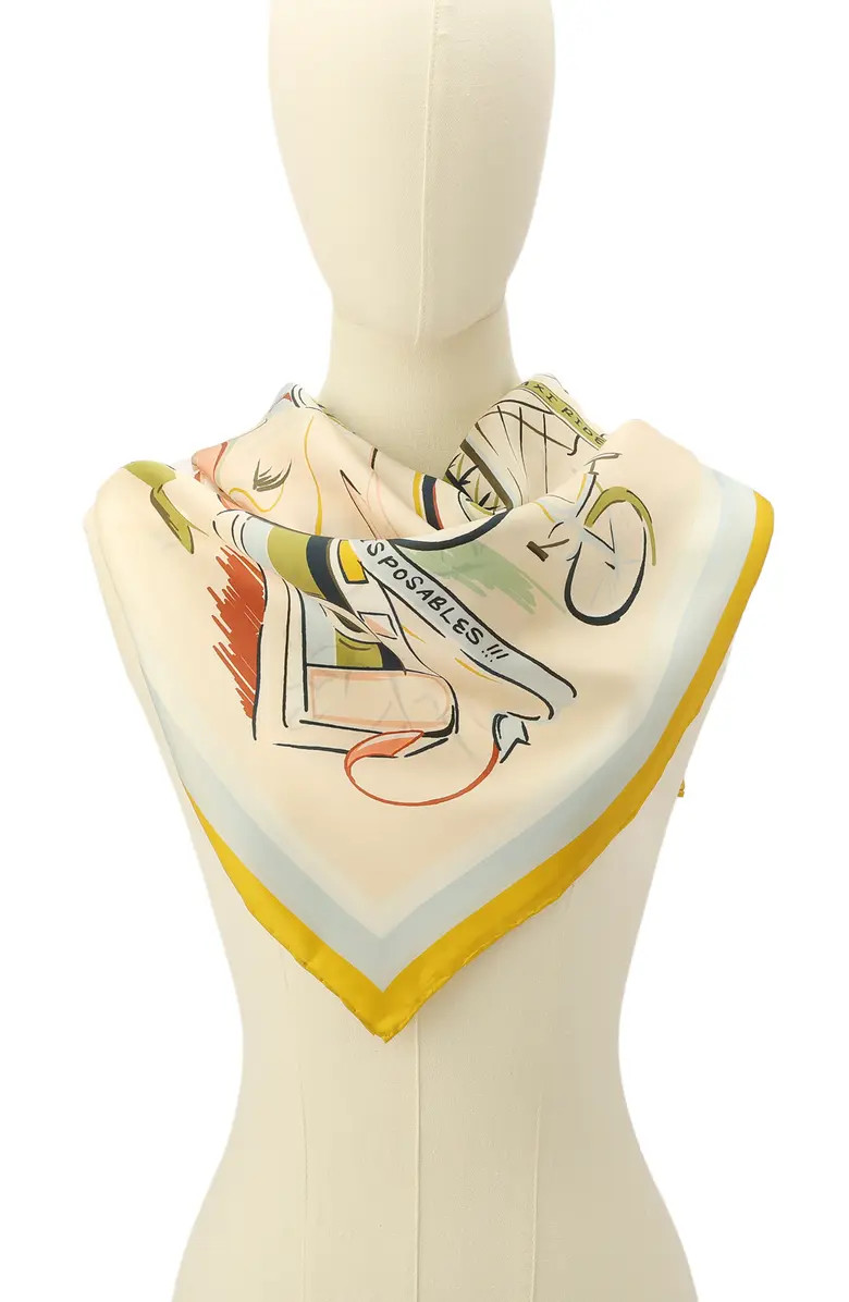 downtown day trip square silk scarf | Nordstrom