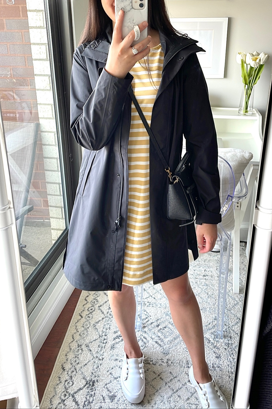 Waterproof BLOCKTECH rian coat in size XXS. Looser cut for this year's version for easy layering.

#LTKSeasonal