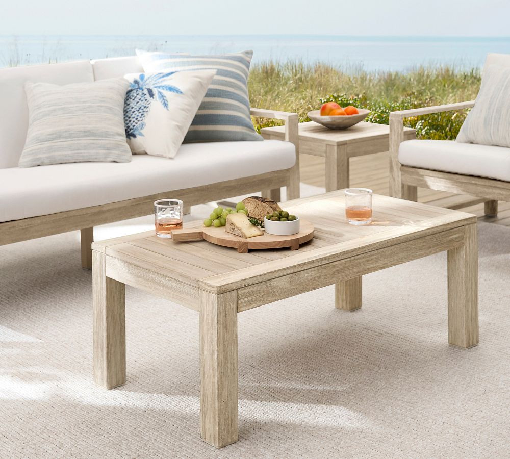 Indio FSC® Eucalyptus Outdoor Coffee Table | Pottery Barn (US)