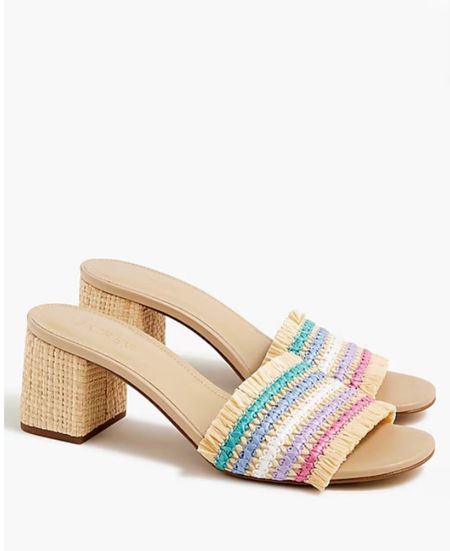 Cute spring sandals.
Woven sandals, mule sandals 

#LTKSeasonal #LTKsalealert #LTKshoecrush