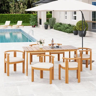 Cove Outdoor Patio 7PCS Dining Set | Wayfair North America