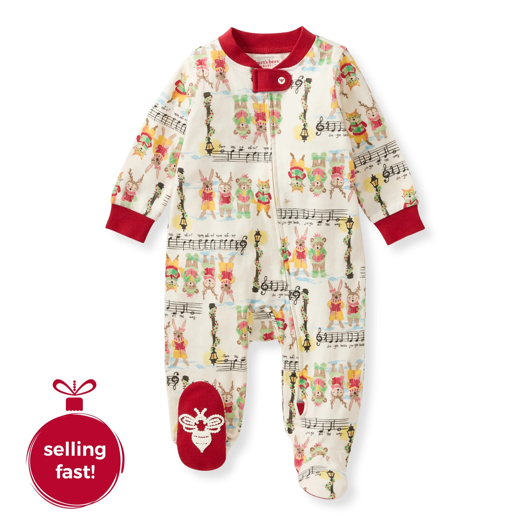 Sweet Carolers Matching Family Sleep & Play | Burts Bees Baby