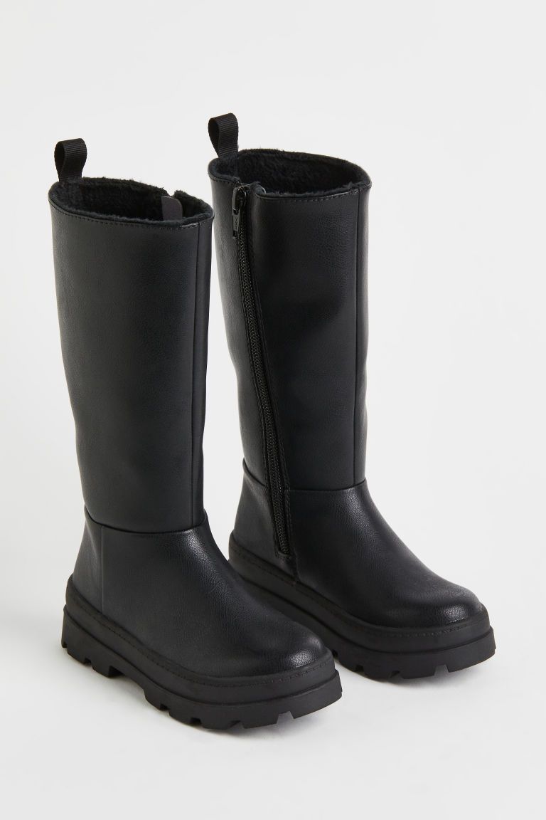 H & M - Knee-high Boots - Black | H&M (US)