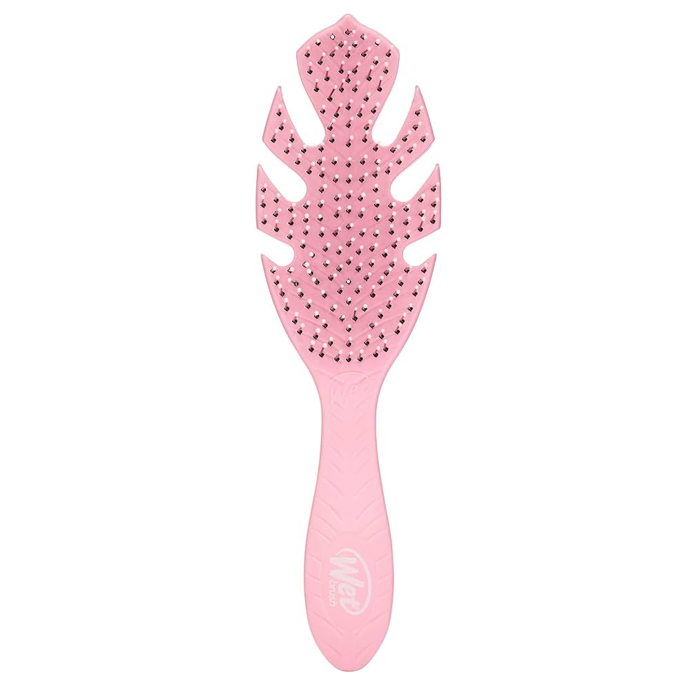 Wet Brush Go Green Hair Detangler Brush, Pink - Detangling Hair Brush - Ultra-Soft IntelliFlex Br... | Amazon (US)