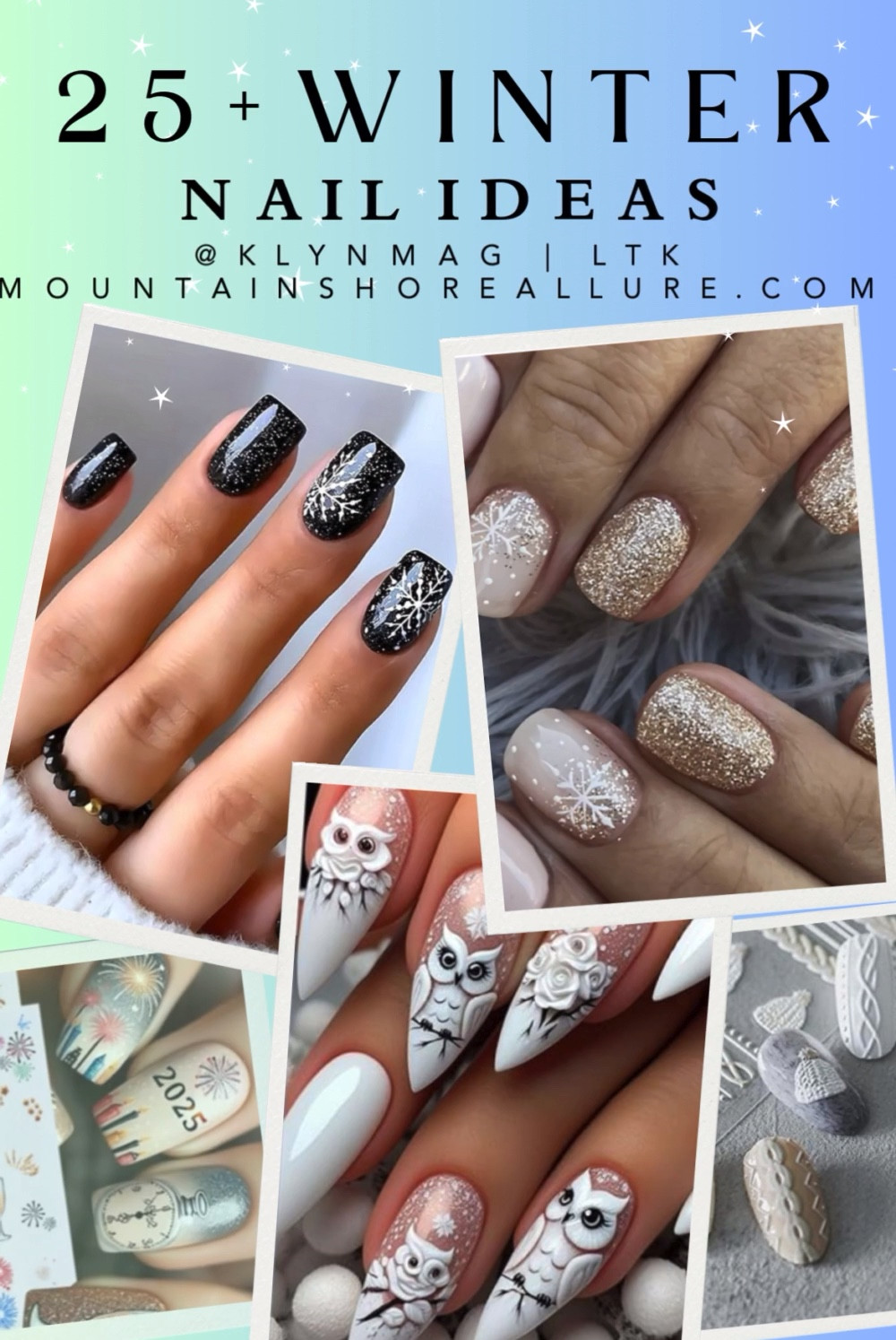 ❄️ Winter nail goals? Achieved! 💅 Check out 25+ stunning designs in my latest blog post. Cozy neutrals, festive sparkles, and more await at mountainshoreallure.com! ✨ #WinterNails #NailInspo

#LTKBeauty #LTKSeasonal #LTKFindsUnder50