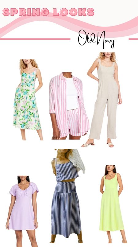 Old Navy spring looks- some on sale! Last day for supercash! Spring mini dress, flare jumpsuit, two piece set, linen set, spring dresses

#LTKsalealert #LTKfindsunder100 #LTKSeasonal