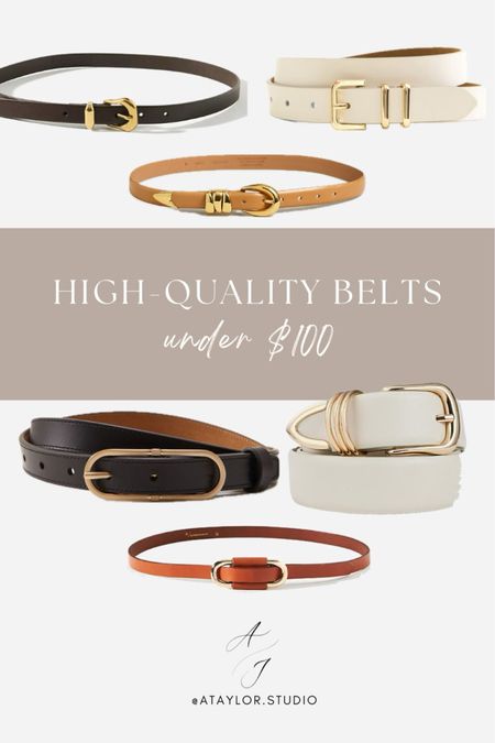 A belt shouldn’t be underestimated in a capsule wardrobe. Here are some quality, well-made essentials of all different styles & colors!

#LTKfindsunder100 #LTKstyletip #LTKworkwear