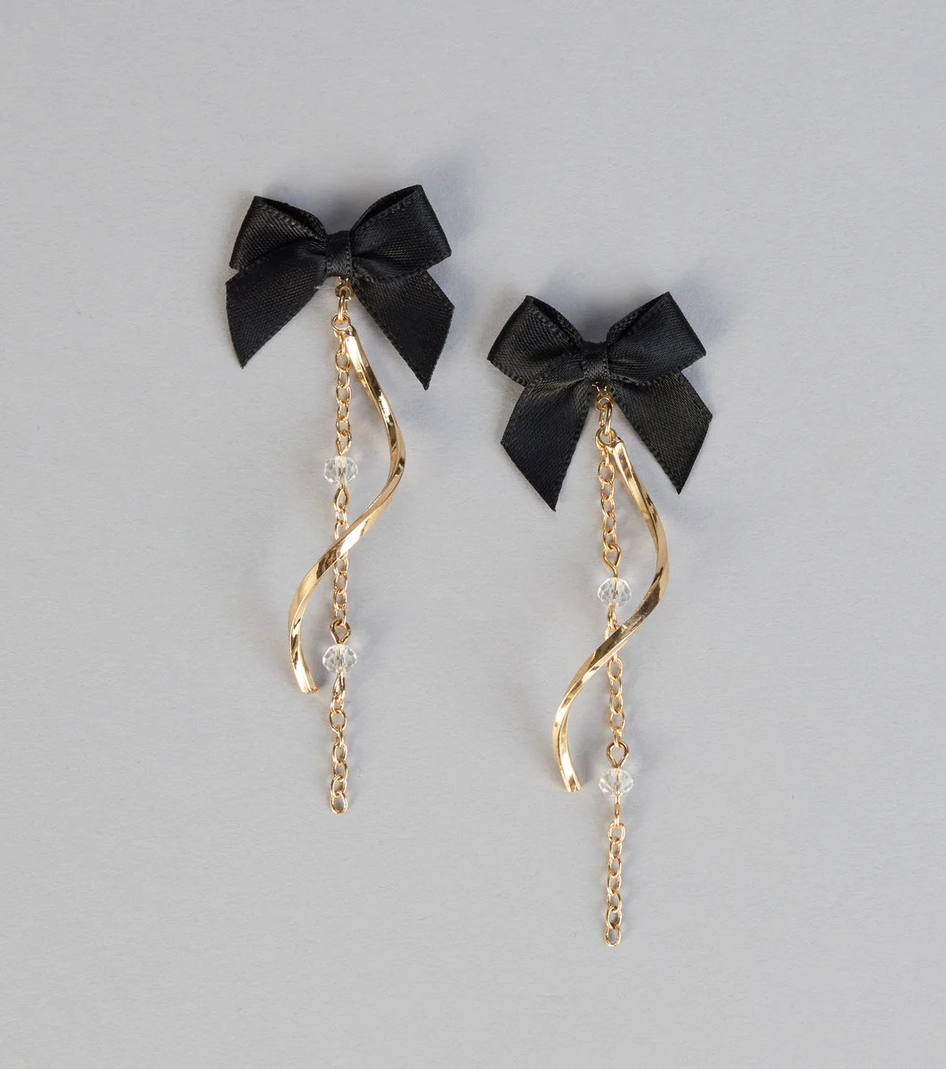 Pretty Bow Fringe Earrings | Windsor Stores