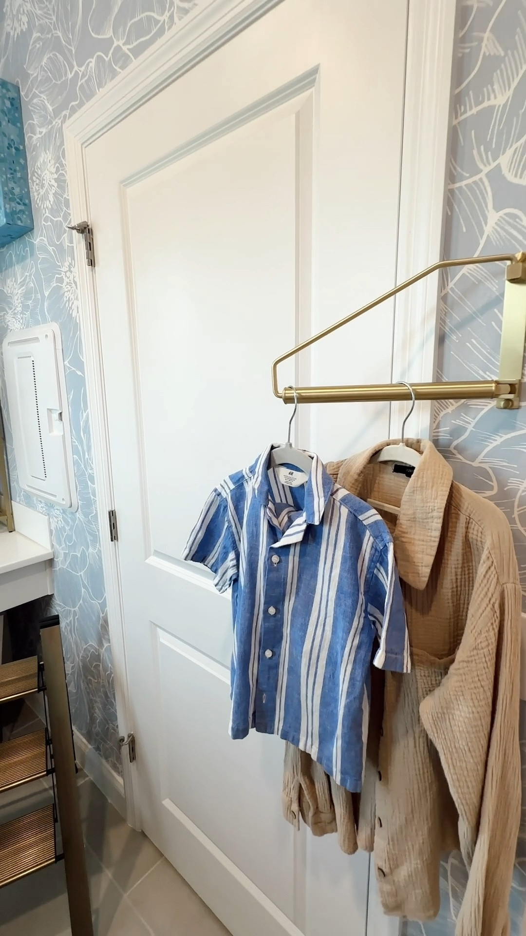 Laundry room // organization // coastal decor // grand millennial decor // grand millennial home 

#LTKVideo #LTKhome #LTKsalealert