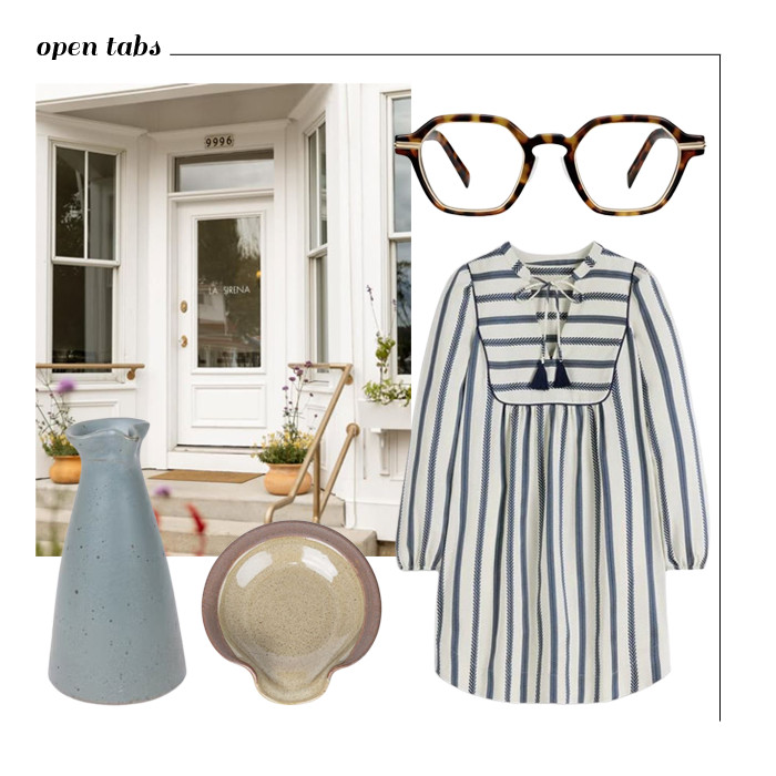 Open Tabs is now on the blog with East Fork's Workshop pieces, an easy summer dress, retro-inspired glasses, and more! 

 