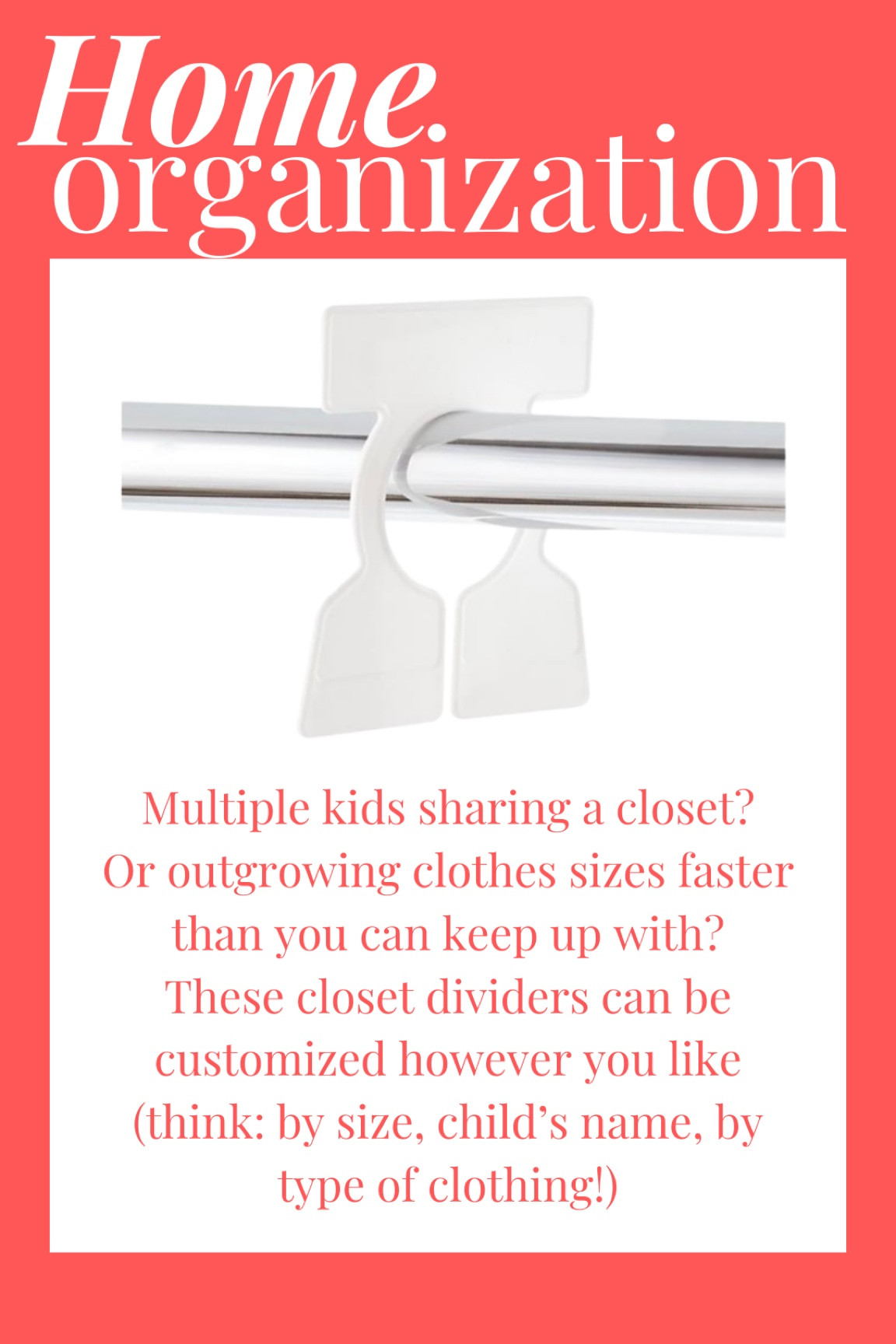 Closet dividers customizable 

#LTKkids #LTKbaby #LTKhome