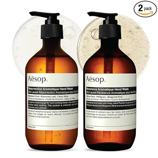 Aesop Resurrection & Reverence Aromatique Hand Wash Set – Nourishing Hand Wash & Gentle Exfolia... | Amazon (US)
