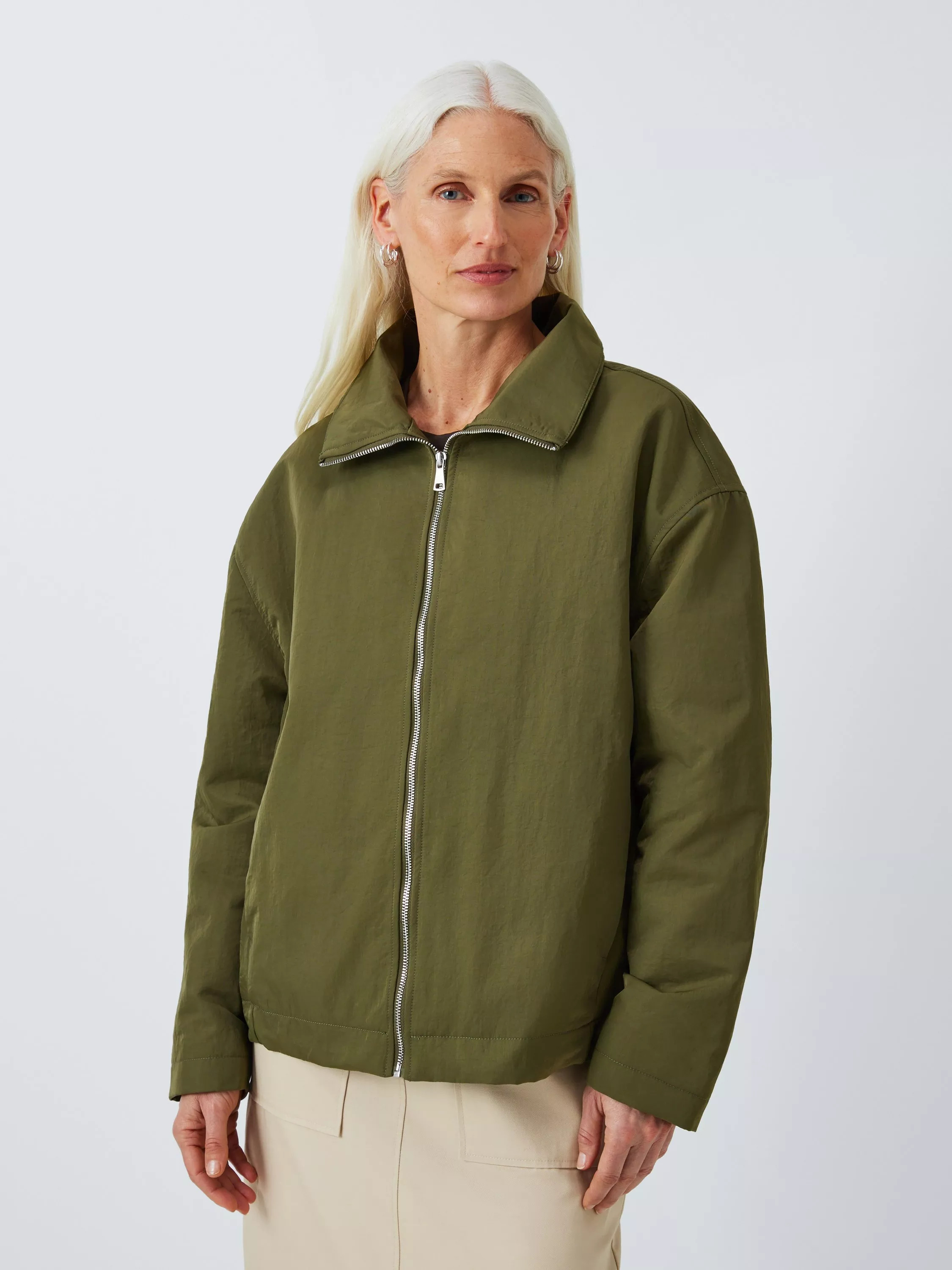 John LewisFlight Jacket, Light Khaki | John Lewis (UK)