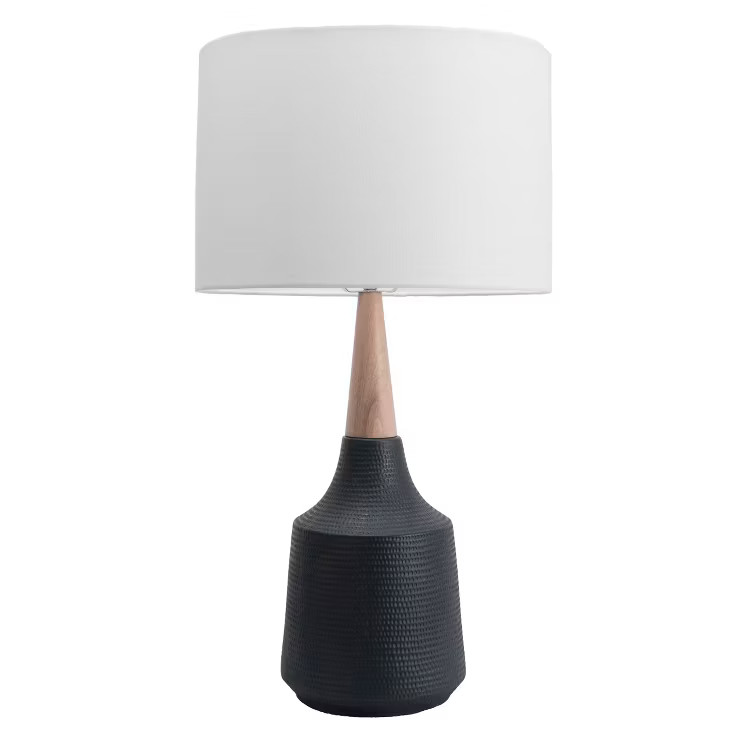 nuLOOM Torrance Ceramic 28" Table Lamp Lighting - Light Taupe 28" H x 15" W x 15"D | Target