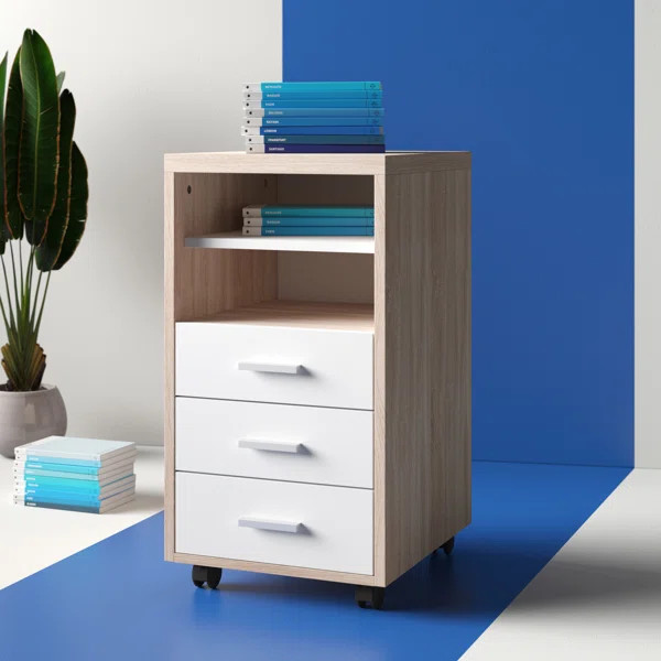 Cowell 3-Drawer Mobile Vertical Filing Cabinet | Wayfair North America