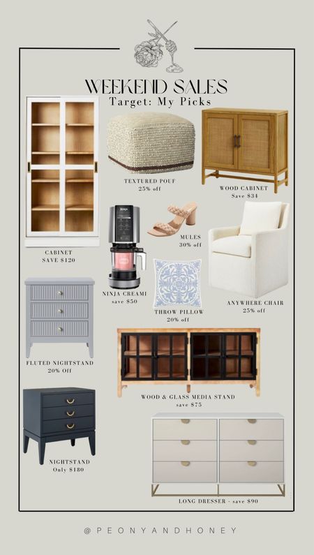 Shop these weekend sale finds for your home from Target!  Some of their top pieces are on major sale this weekend only!  #targethome #target #targetfinds #furniture #homedeals

#LTKhome #LTKFind #LTKsalealert