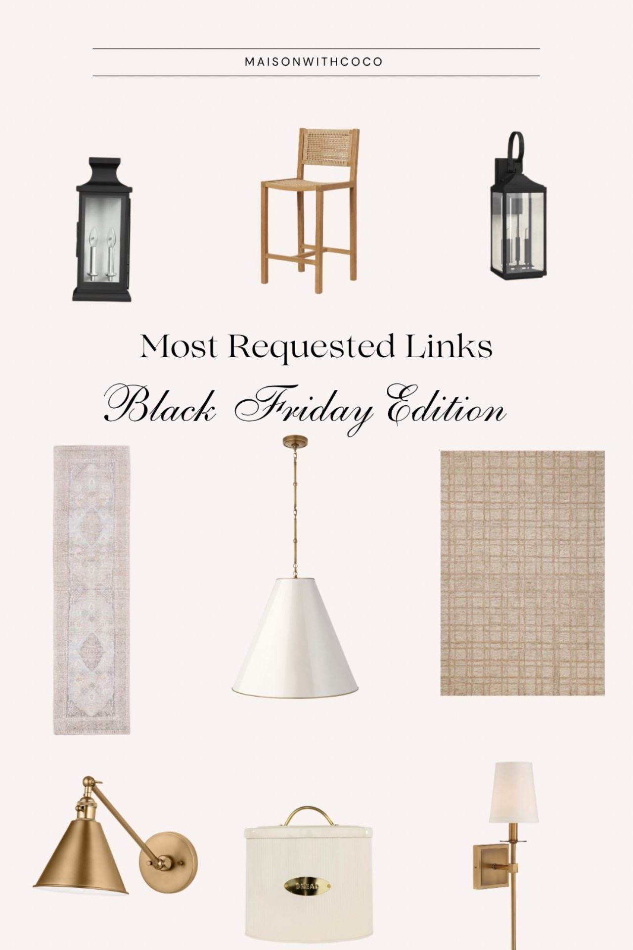 most requested links in my home. Black Friday edition.🖤

#LTKgiftguide #LTKsale #LTKhome