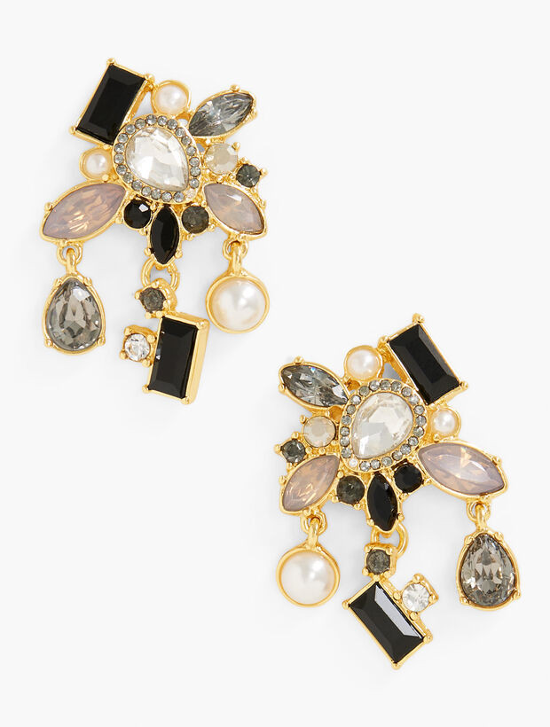 Holiday Crystal Statement Earrings | Talbots