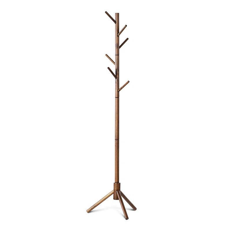 Musson 18'' Wide Solid Wood 6 - Hook Freestanding Coat Rack | Wayfair North America
