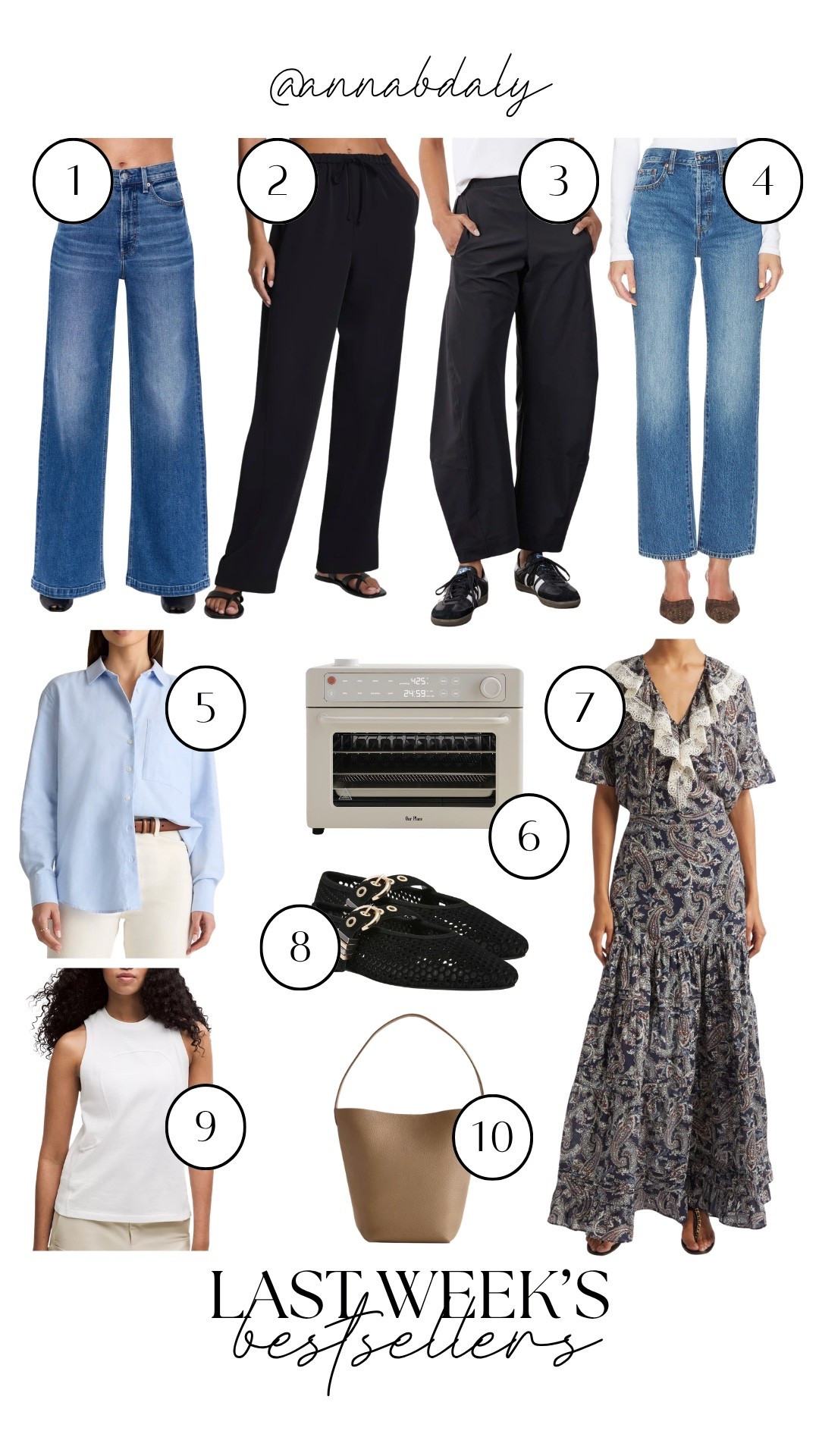 My top 10 bestsellers from last week are here! 🤍 You all have been loving these pieces, and I can definitely see why. From the jeans and easy basics to the everyday bag and my favorite home find, these are all items I reach for again and again. Everything is linked here for you! ✨

#LTKSeasonal #LTKOver40 #LTKmomlife
