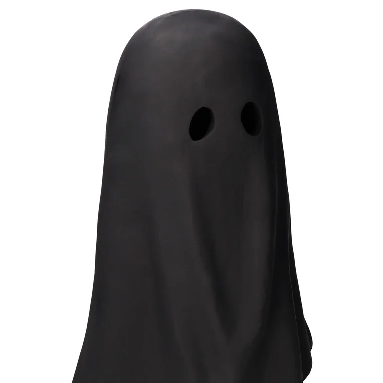 Paper Mache Ghost Decoration, Black, 11", Halloween by Way To Celebrate | Walmart (US)