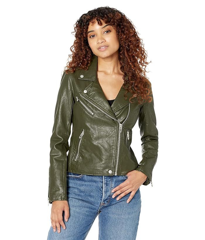 Blank NYC Leather Moto Jacket in City Jungle | Zappos
