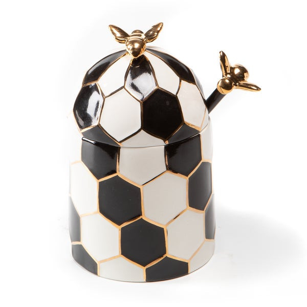 MacKenzie-Childs Queen Bee Honey Pot | MacKenzie-Childs
