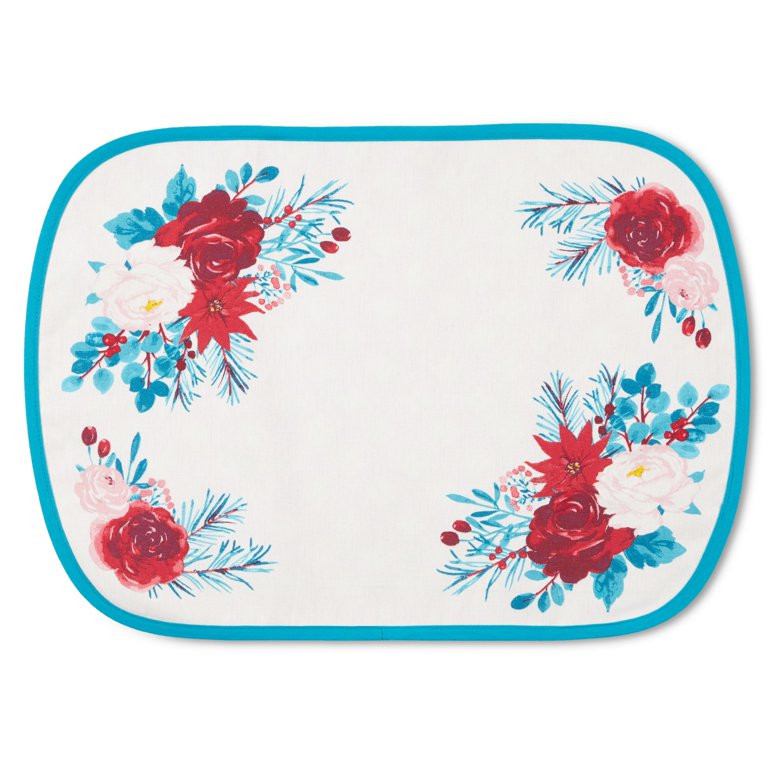 The Pioneer Woman Wishful Winter Fabric Placemat, Multicolor, 14"x20", 1 Piece | Walmart (US)