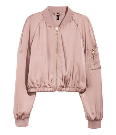 H&M Short Bomber Jacket $24.99 | H&M (US)