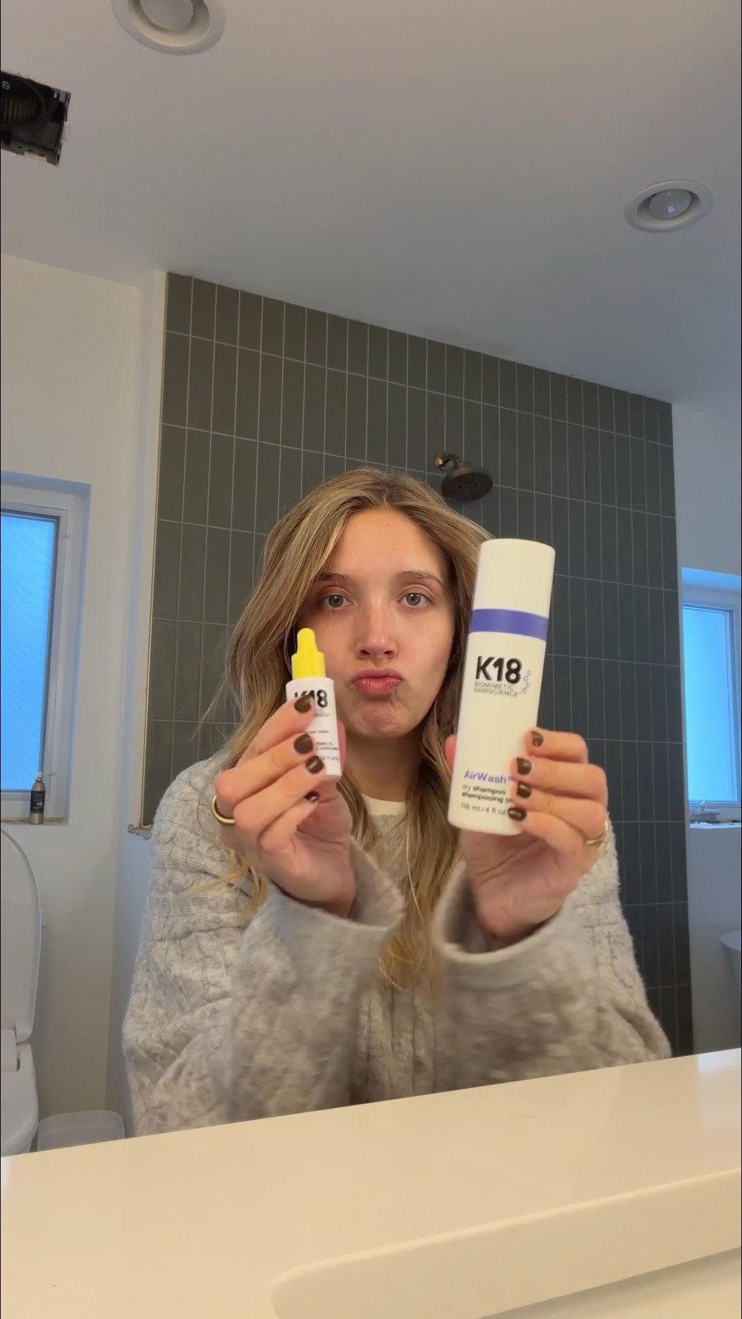 My two hair products I’ll buy AGAIN AND AGAIN #k18 #hairgoals #hairstyle

#LTKmomlife #LTKselfcare #LTKgrwm