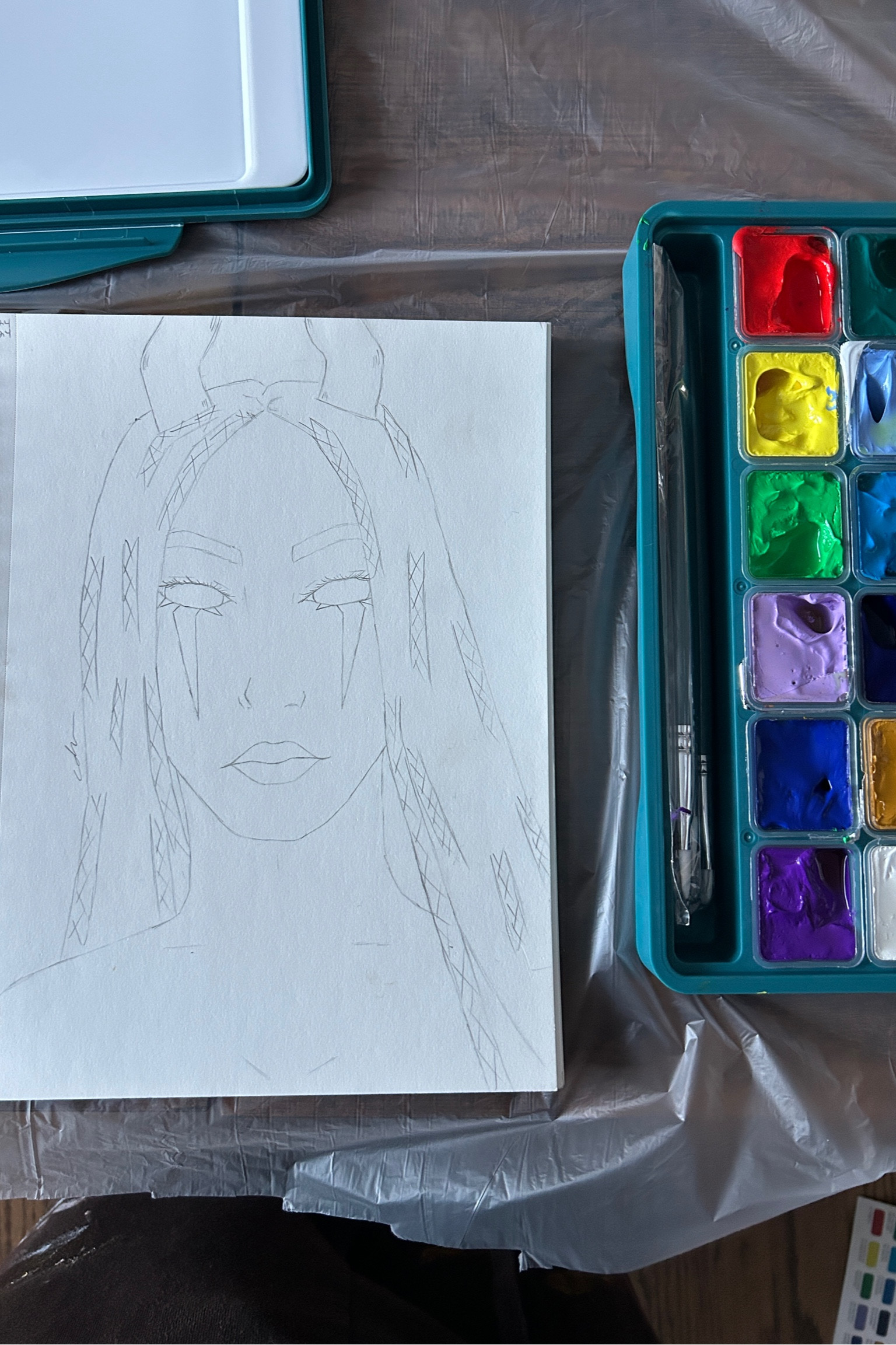 SALE art suppliessss 🥳🧡 sat down to test my new gouache painting pan set with 24 colors!! i originally was going to get the smaller set (linked) but went ahead and thought BIGGER ☺️ #artsupplies #gouachepainting #visualartist 

#LTKFindsUnder50 #LTKU #LTKSaleAlert