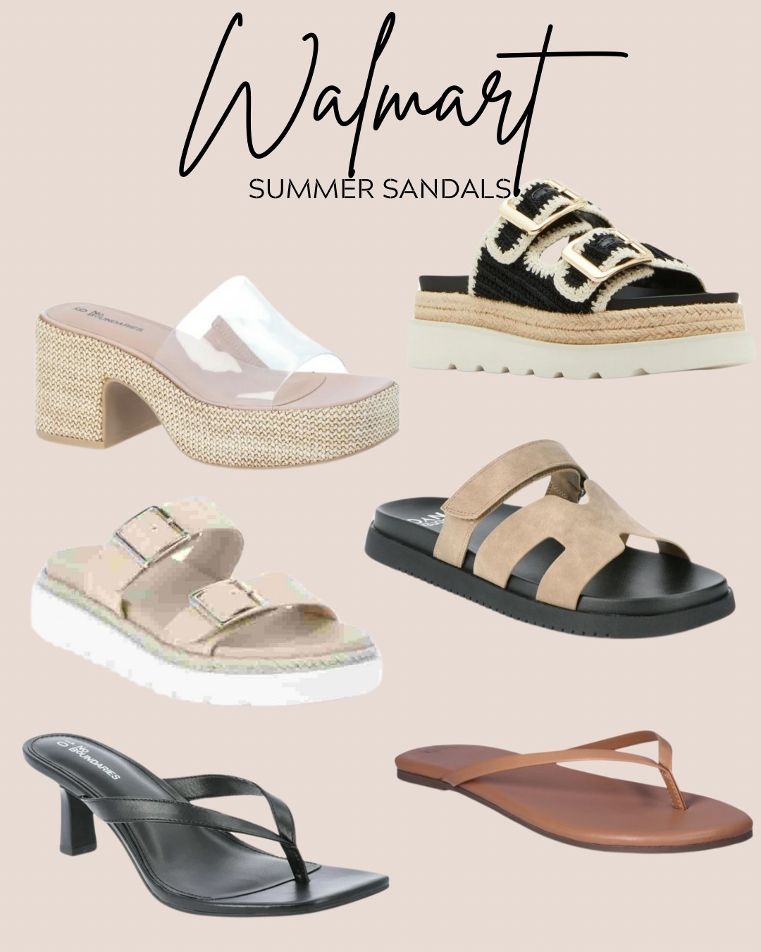 Walmart summer sandals 

Spring sandals, summer shoes, Walmart fashion, Walmart shoes, Walmart must haves

#LTKStyleTip #LTKFindsUnder50