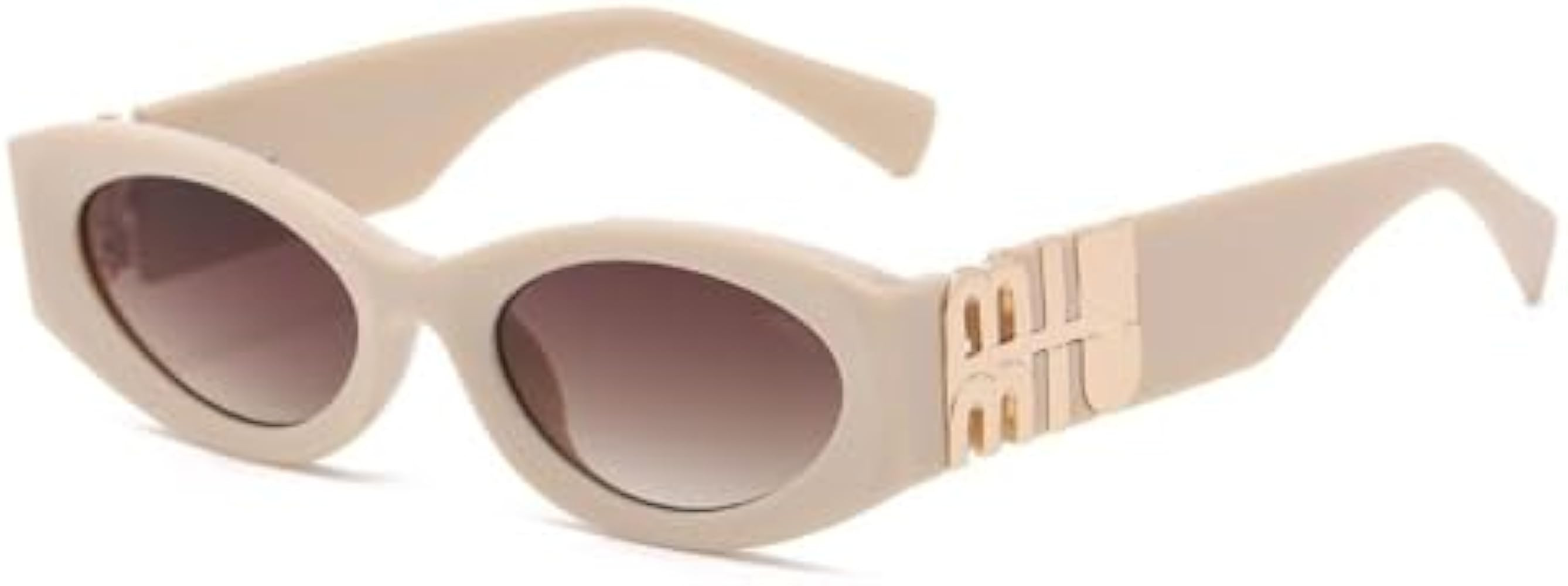Vintage Cat Eye For Women Sunglasses Personality Resin Lens Travel Eyewear Girls Cute Small Frame... | Amazon (US)