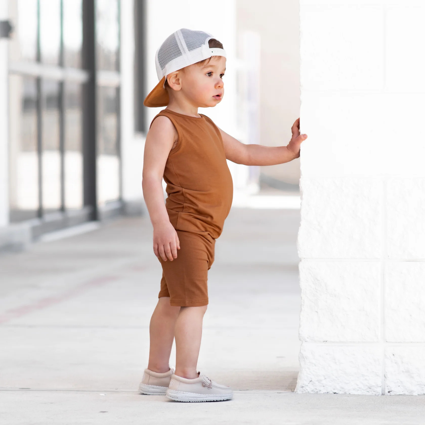 BIKER SHORTS- Caramel | millie + roo