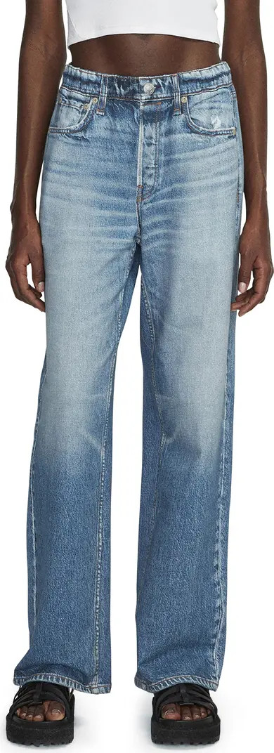 Miramar Wide Leg Cotton Terry Sweatpant Jeans | Nordstrom