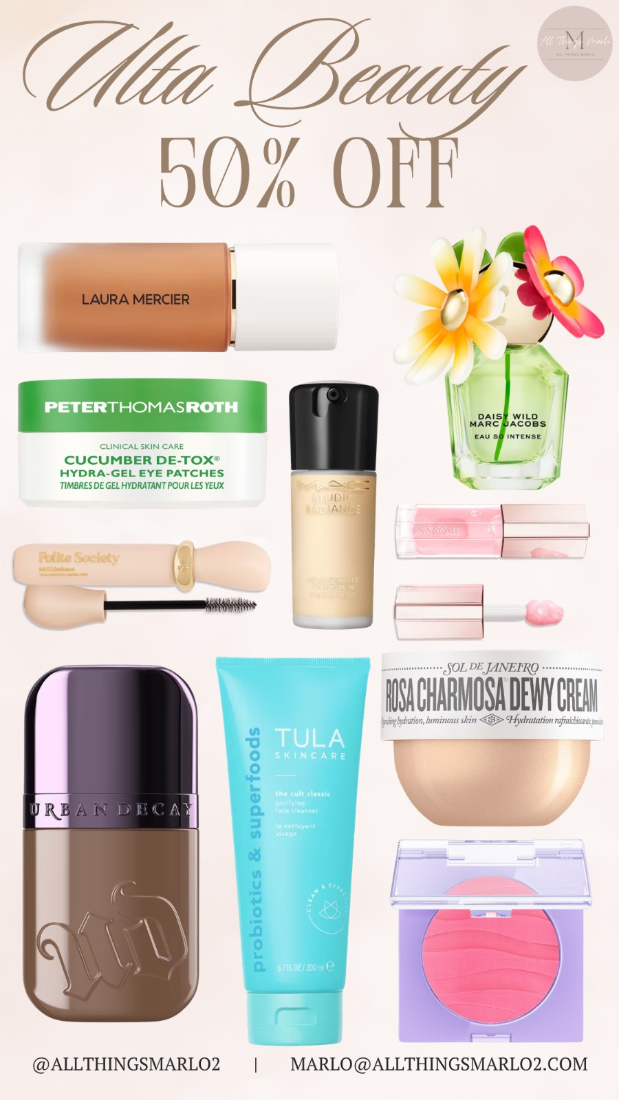 Ulta Beauty 50% off 

 #LTKSeasonal #LTKSaleAlert #LTKBeauty