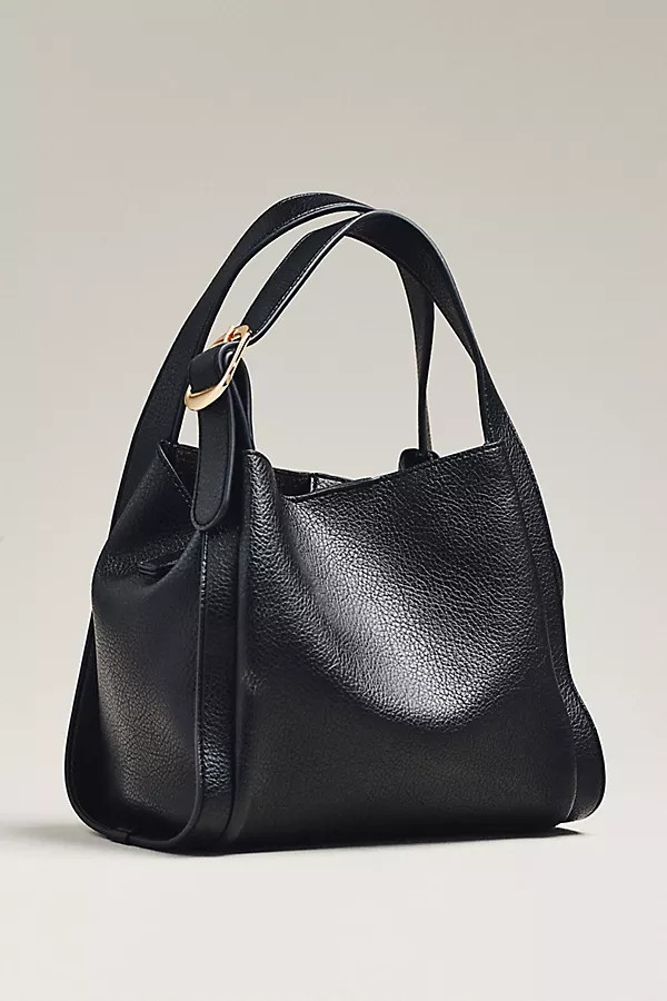 By Anthropologie Faux Leather Mini Satchel Bucket Bag | Anthropologie (US)