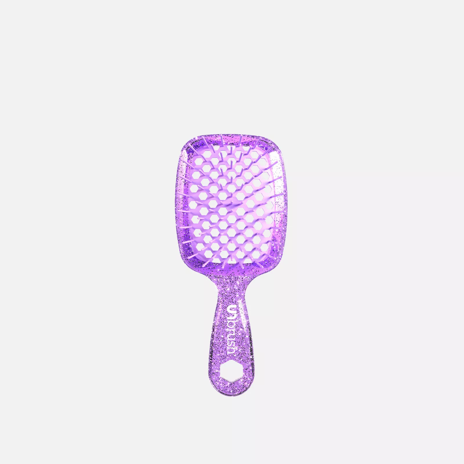UNbrush Detangling Brush Mini Glitter, Purple Glitter | Kohl's