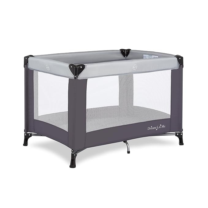 Dream On Me Nest Portable Play Yard in Grey , Small | Amazon (US)
