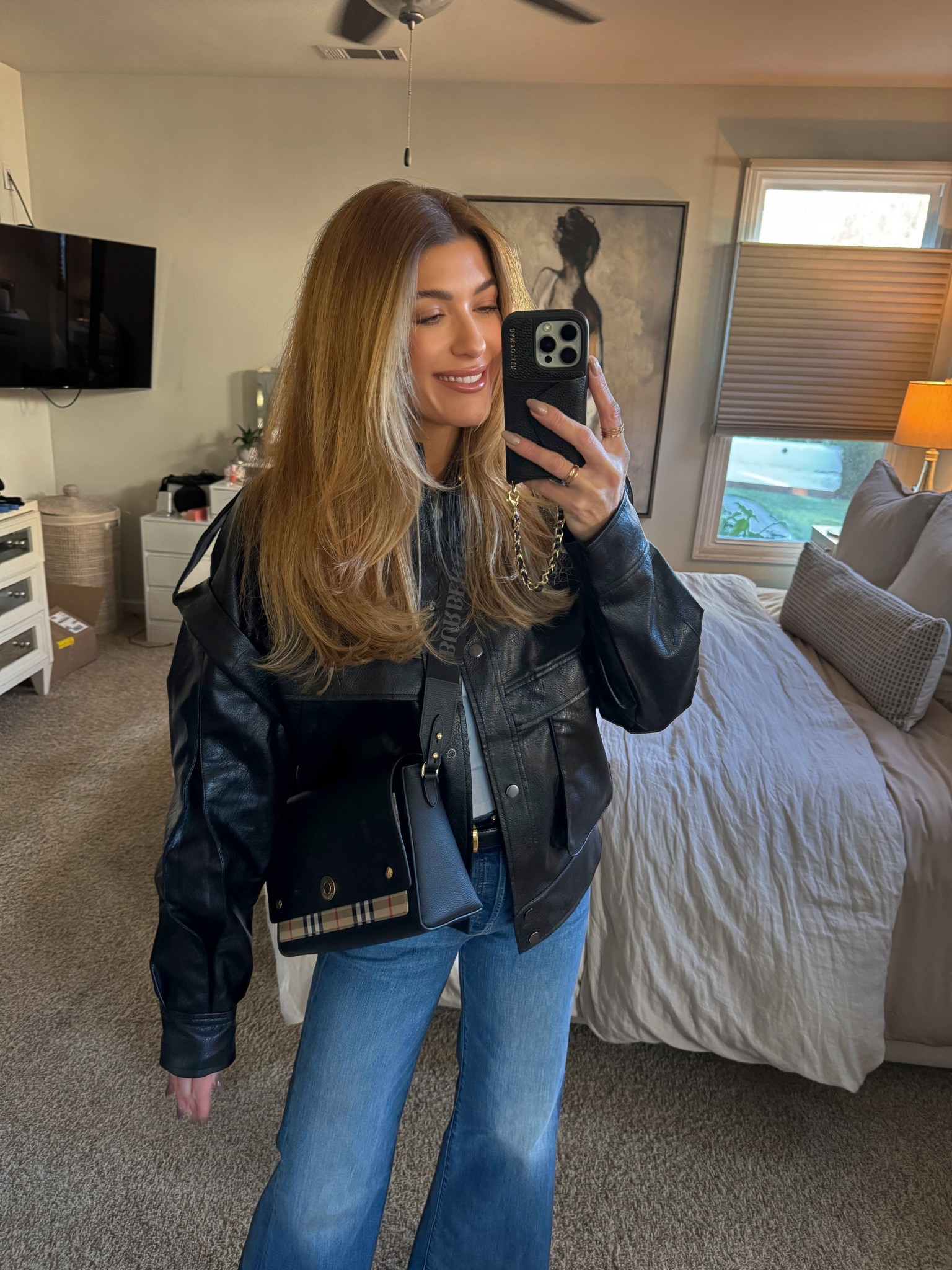 When the jacket IS the outfit 🧥

Lioness, black faux leather, jacket, 

#LTKTall #LTKOver40 #LTKootd